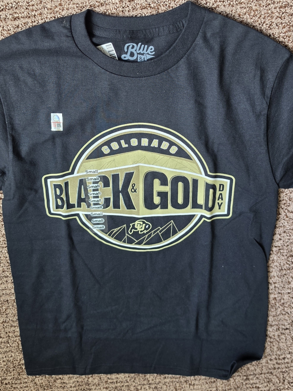 Blue 84 Black & Gold Colorado Graphic Tee
